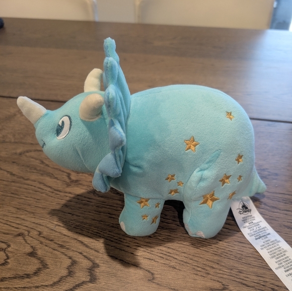 Disney Animal Kingdom Chester Hester Dino Institute Triceratops Small Plush - Picture 2 of 6